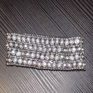 WHBM Silver Beaded Bracelet